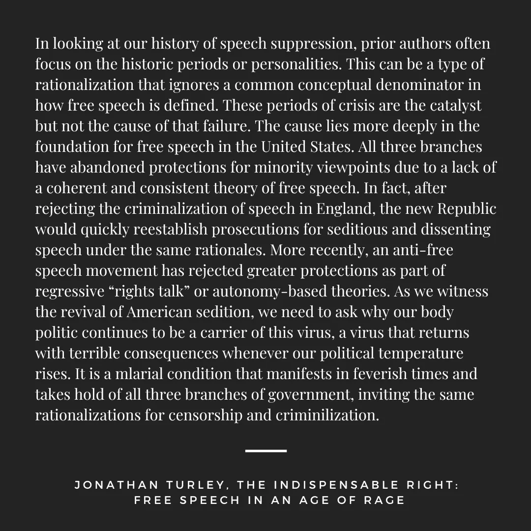 Free Speech in An Age of Rage quote 070424