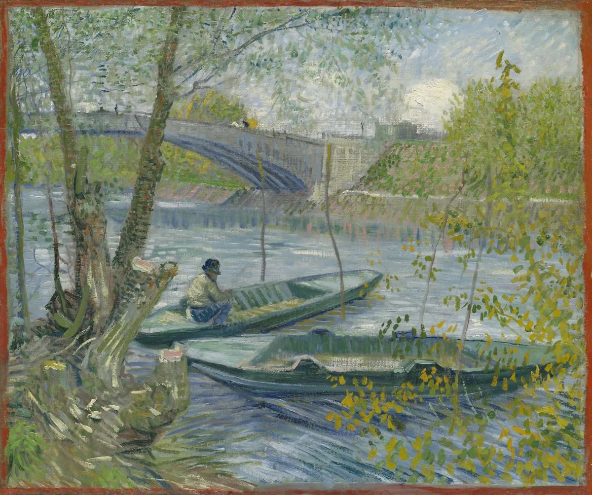fishing in spring van gogh 030220