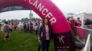 avon walk finish